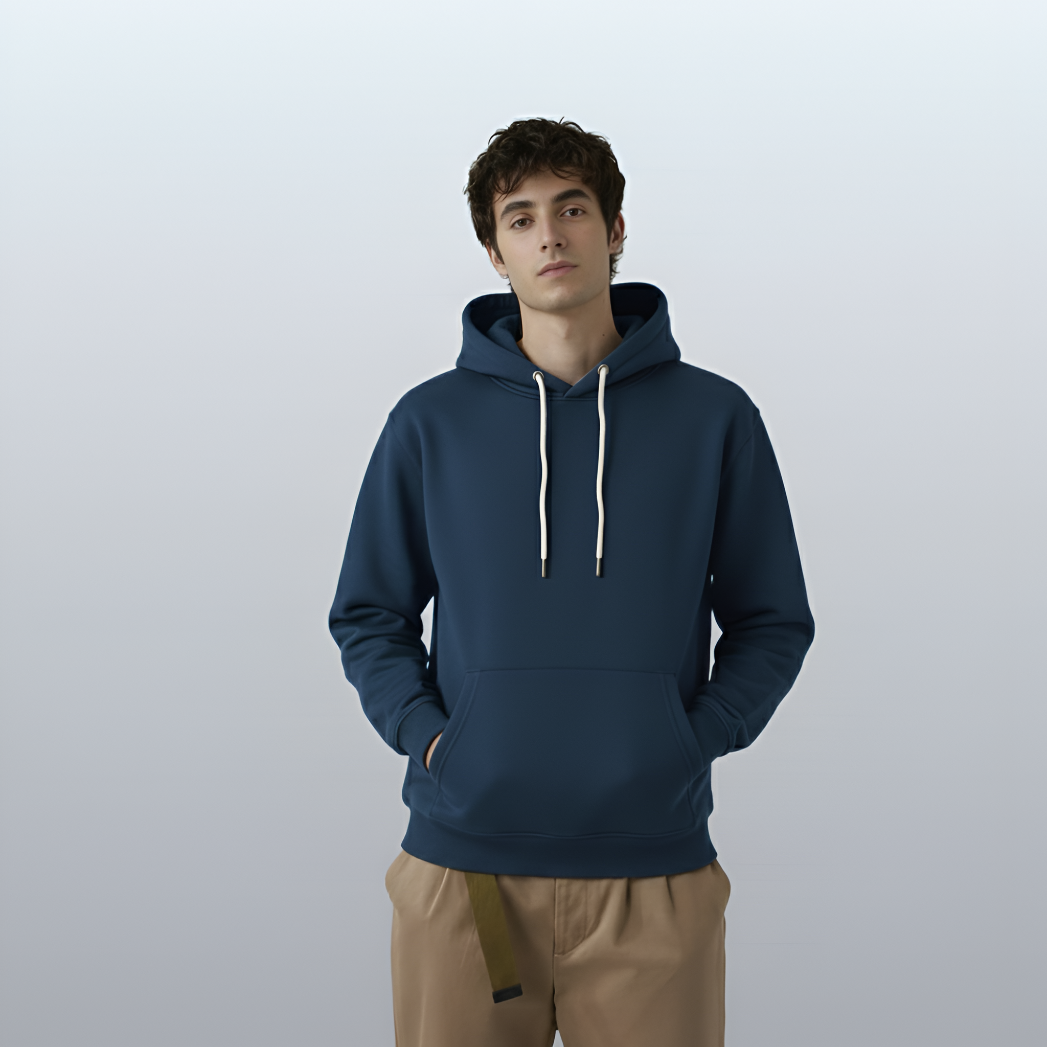 Varnista Man's classic hoodie - deep blue