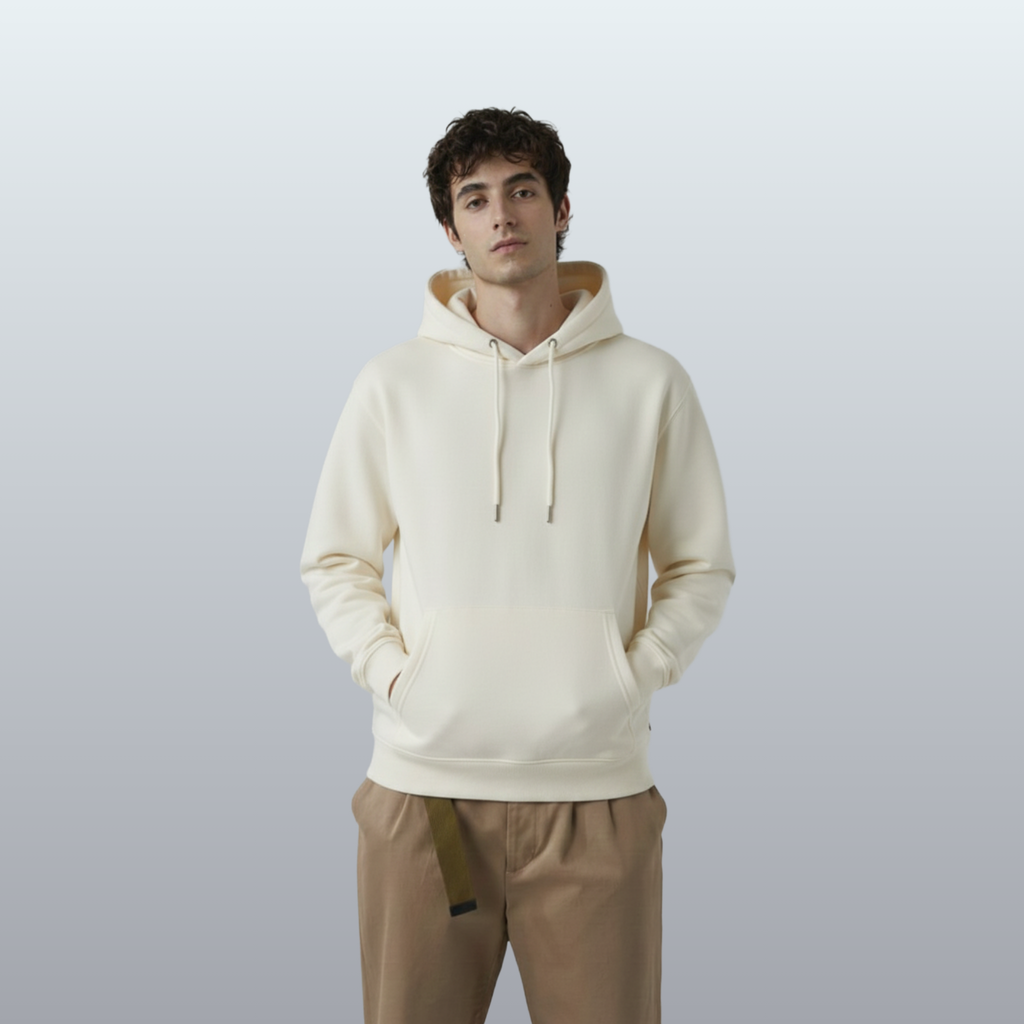 Varnista Man's classic hoodie - off white