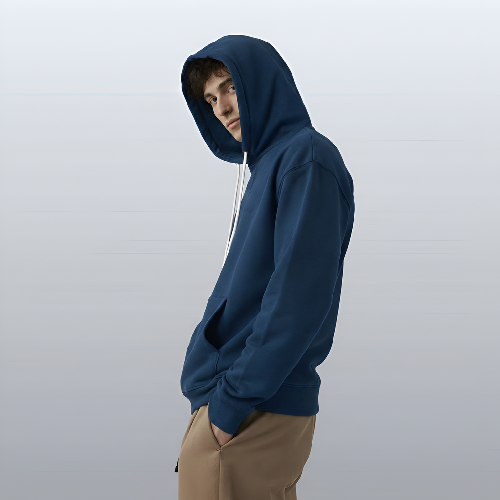 Varnista Man's classic hoodie - deep blue