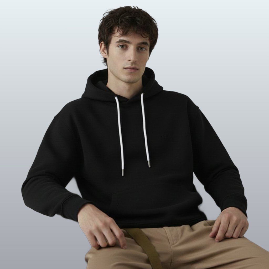 Varnista Man's Classic Hoodie - Black