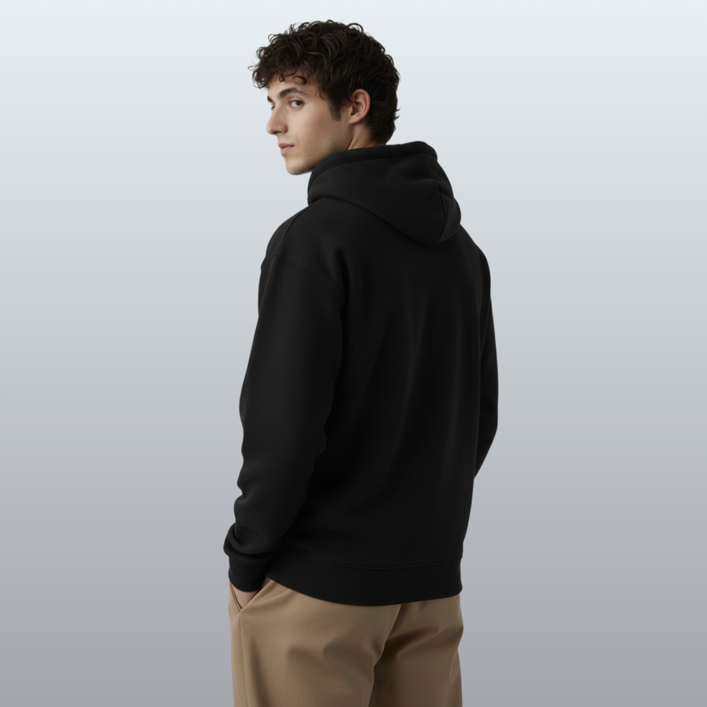 Varnista Man's Classic Hoodie - Black