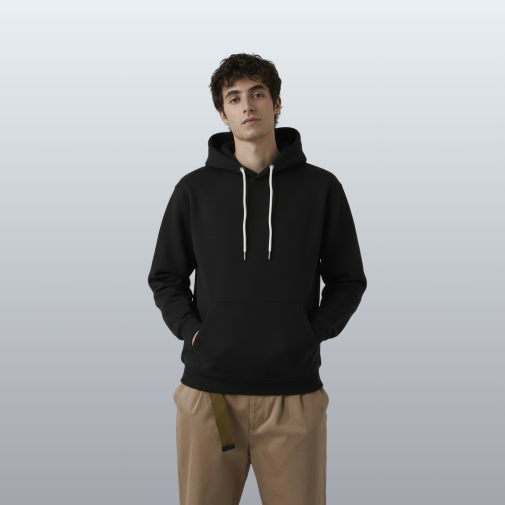 Varnista Man's Classic Hoodie - Black