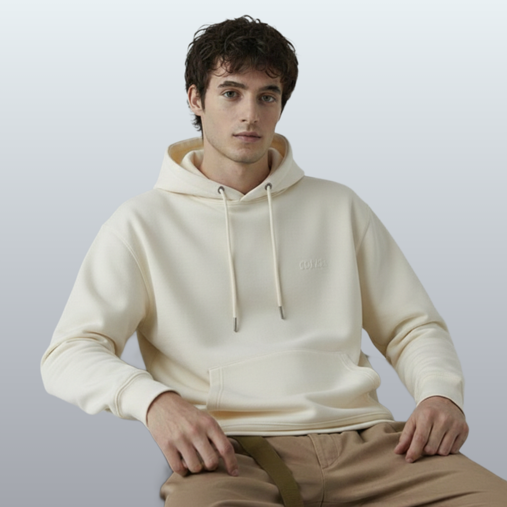 Varnista Man's classic hoodie - off white