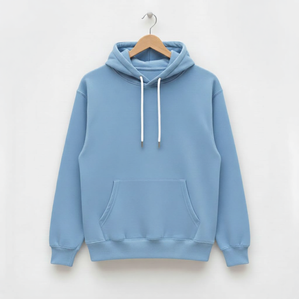 Man's Classic Hoodie - Day sky blue