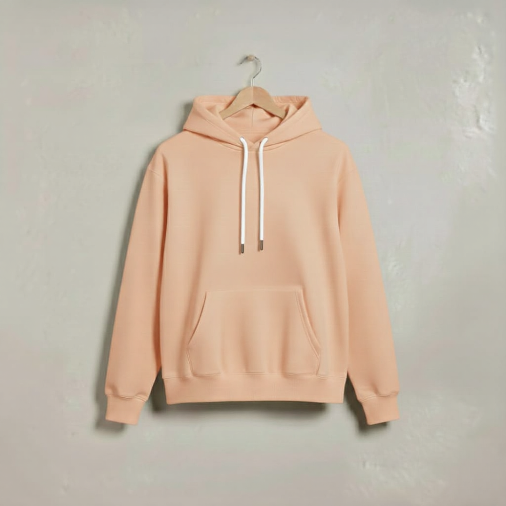 Man's Classic Hoodie - Peach