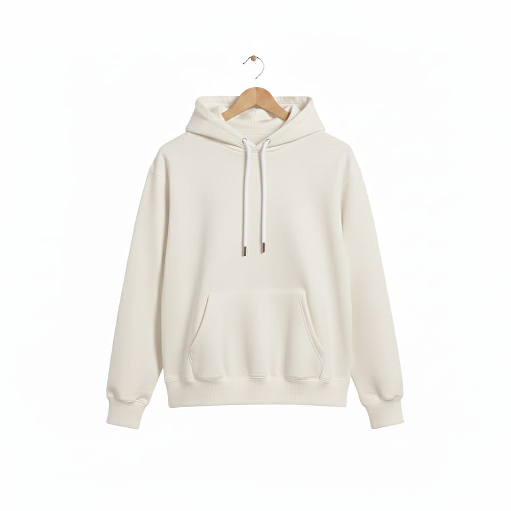 Man's anime hoodie - off white