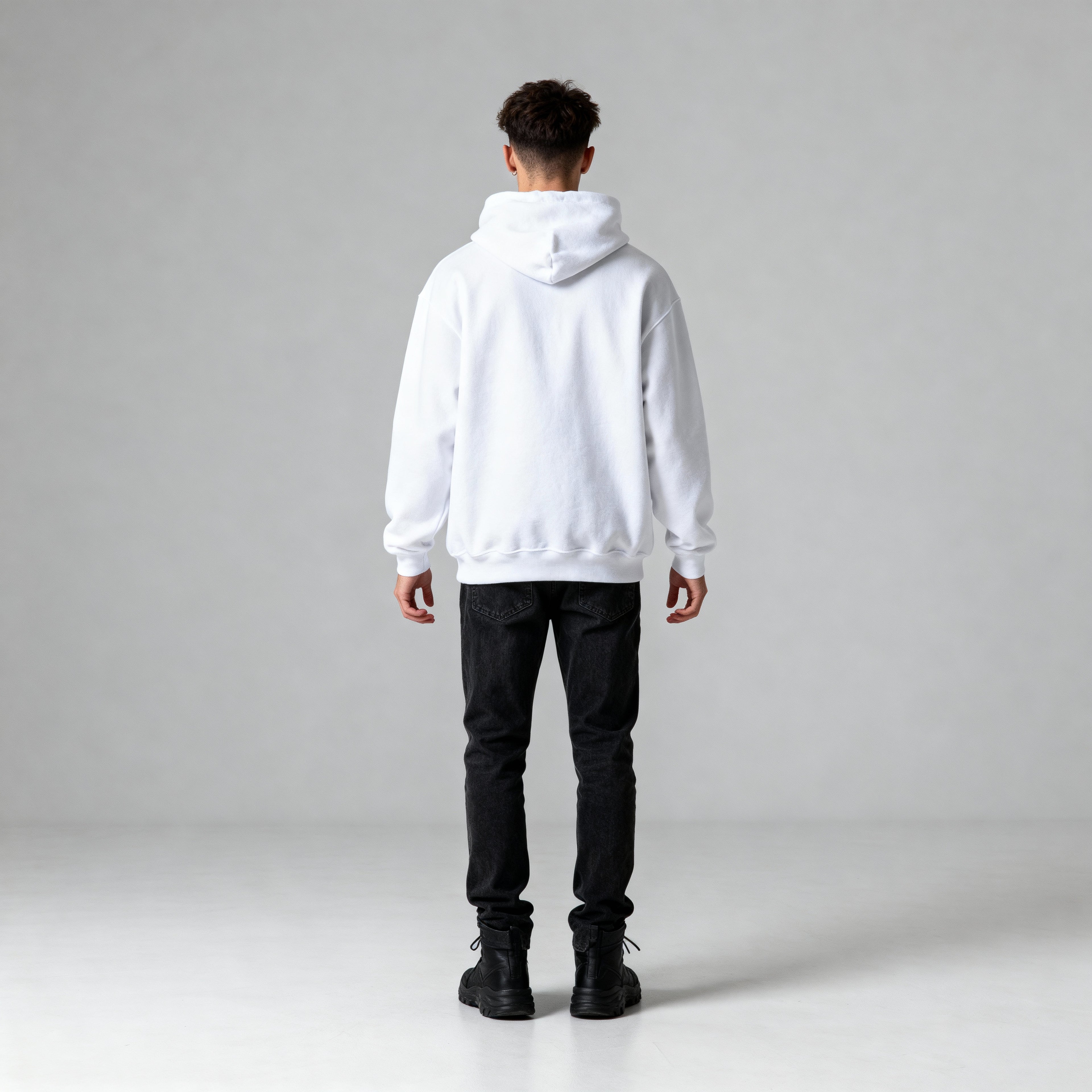 Varnista Man's Classic Hoodie - White